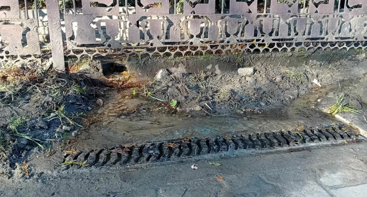 Staropolską płynie rzeczka. Skąd ten wyciek?