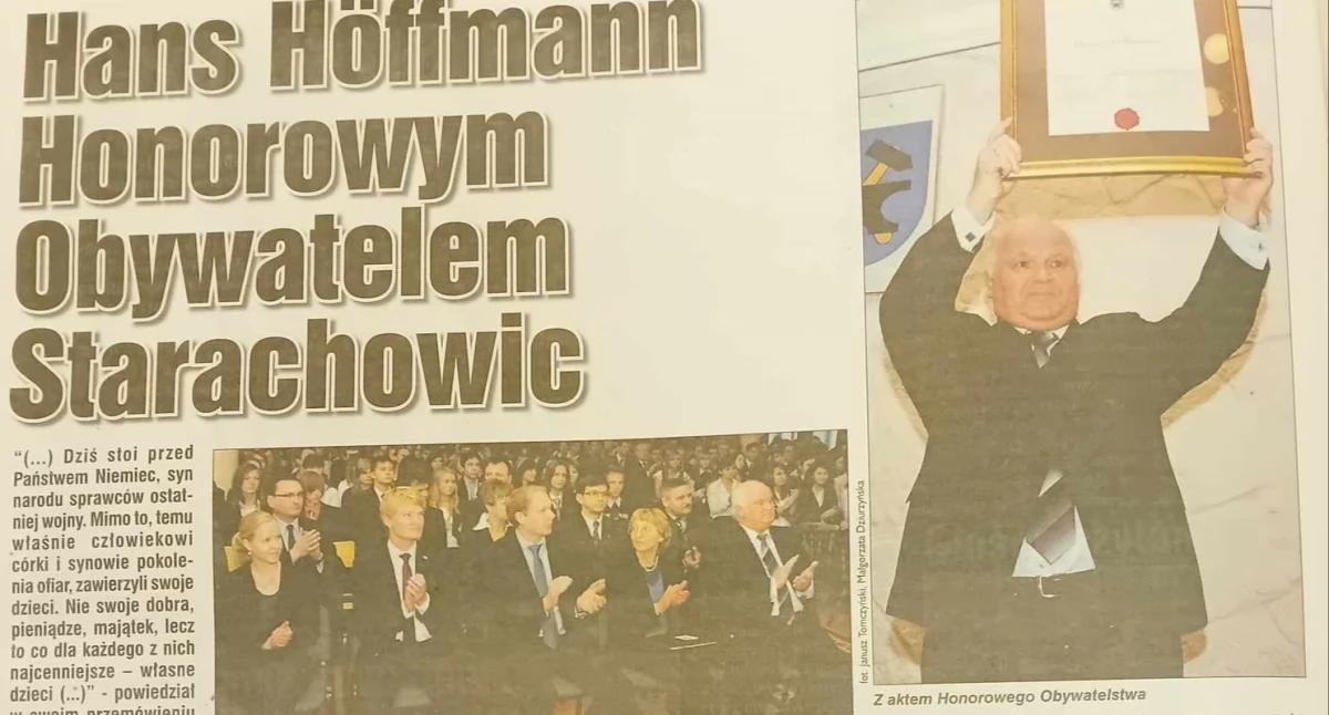 Hans Höffmann, Honorowy Obywatel Starachowic znowu nas odpowiedzi. To zapowiedź wyjazdu do Rzymu całej społeczności II LO