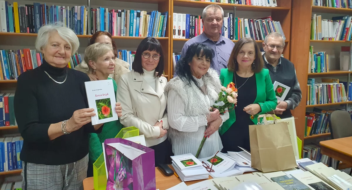Wieczór poetycki Ireny Grajewskiej w bibliotece pedagogicznej