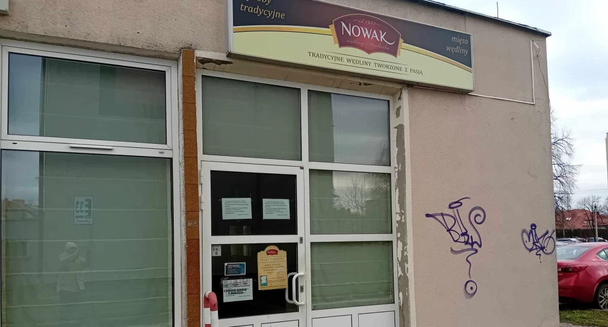 Wędliny z Wąchocka Nowak już nie na Lipowej