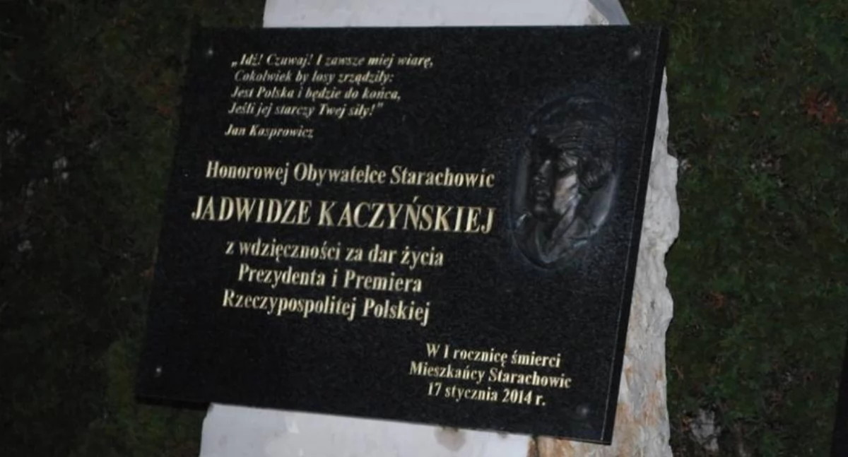 Zaproszenie na Mszę świętą. W rocznicę śmierci Jadwigi Kaczyńskiej