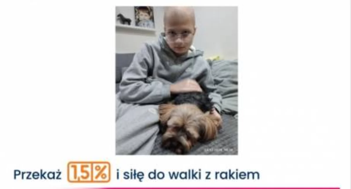 Oskar zmaga się z białaczką, 1,5 proc. na wagę zdrowia