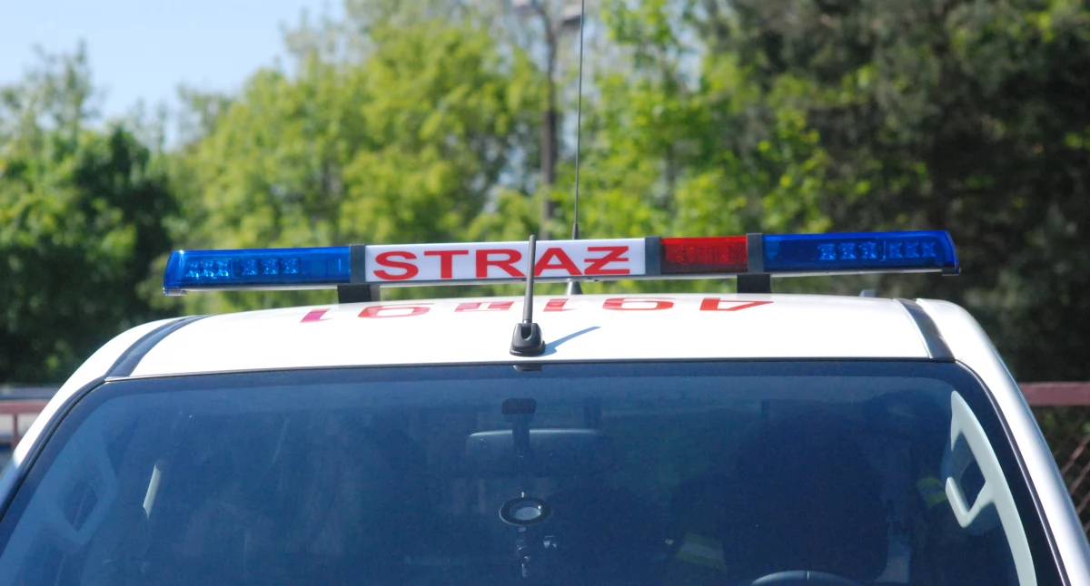 Pożar naczepy w Starachowicach. Chwile grozy kierowcy samochodu ciężarowego