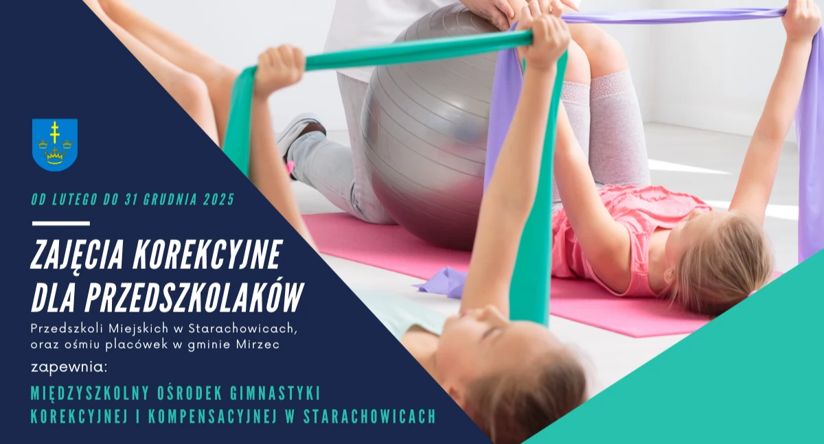 Gimnastyka korekcyjna dla dzieci ze Starachowic i gm. Mirzec