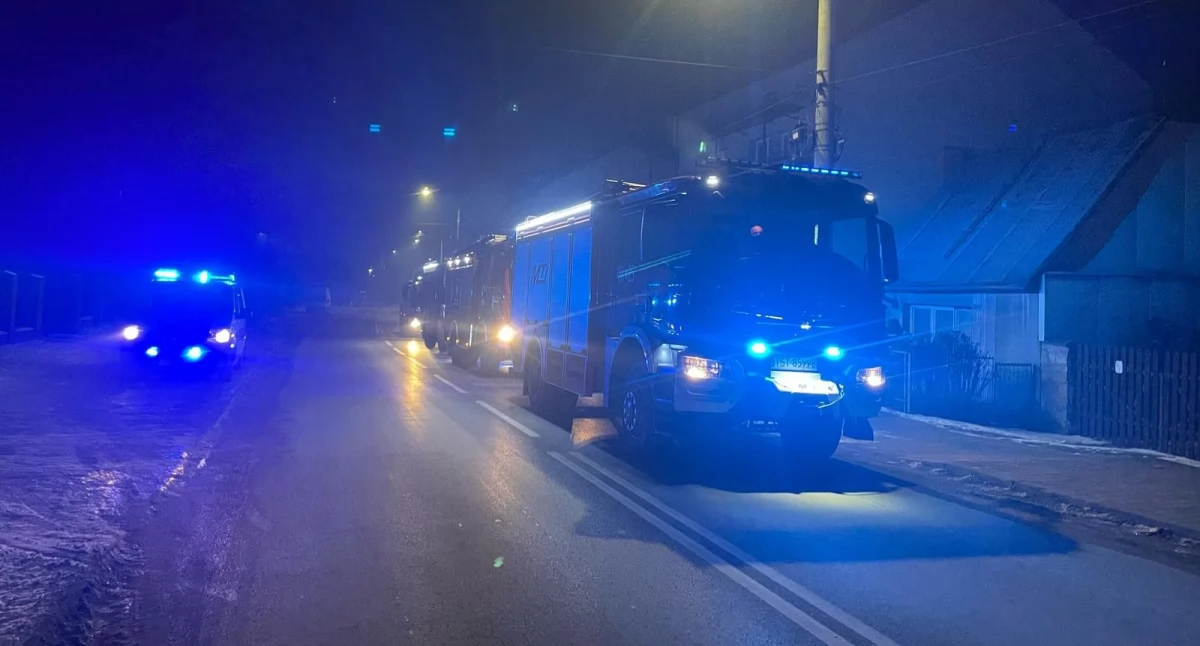 Zadymienie na strychu. Akcja straży pożarnej w Starachowicach