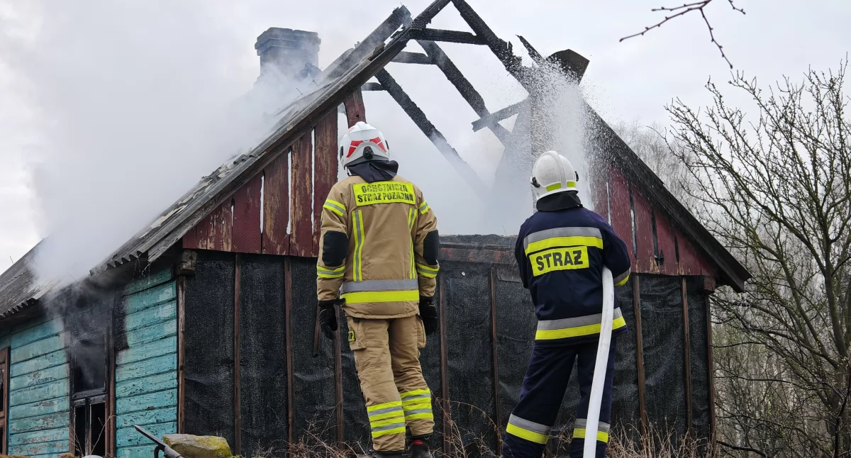 Pożar w Godowie. Przypuszczalną przyczyną podpalenie