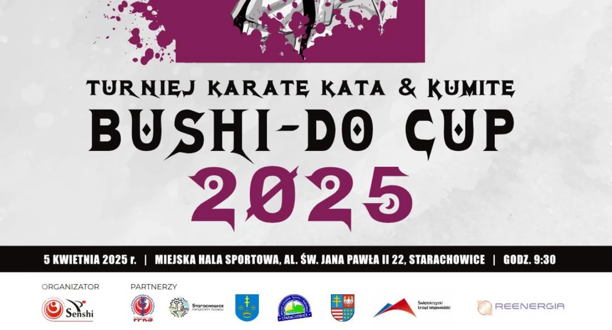 Już jutro BUSHI-DO Cup 2025 w Starachowicach. Rusza największy turniej karate w regionie