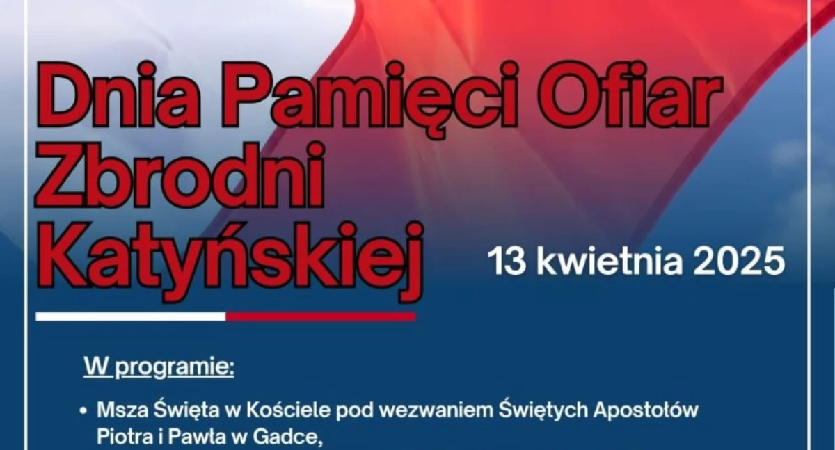 Pamięci Ofiar Zbrodni Katyńskiej w gm. Mirzec - odsłonięcie tablicy 