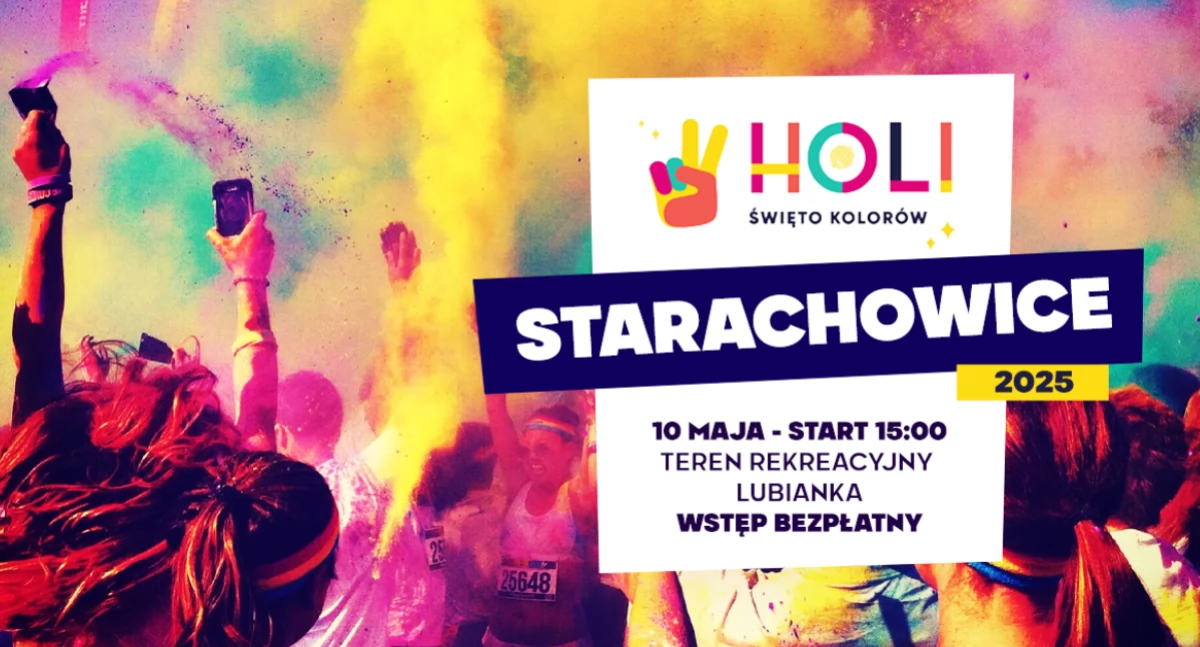 Święto Kolorów i Festiwal Baniek w Starachowicach