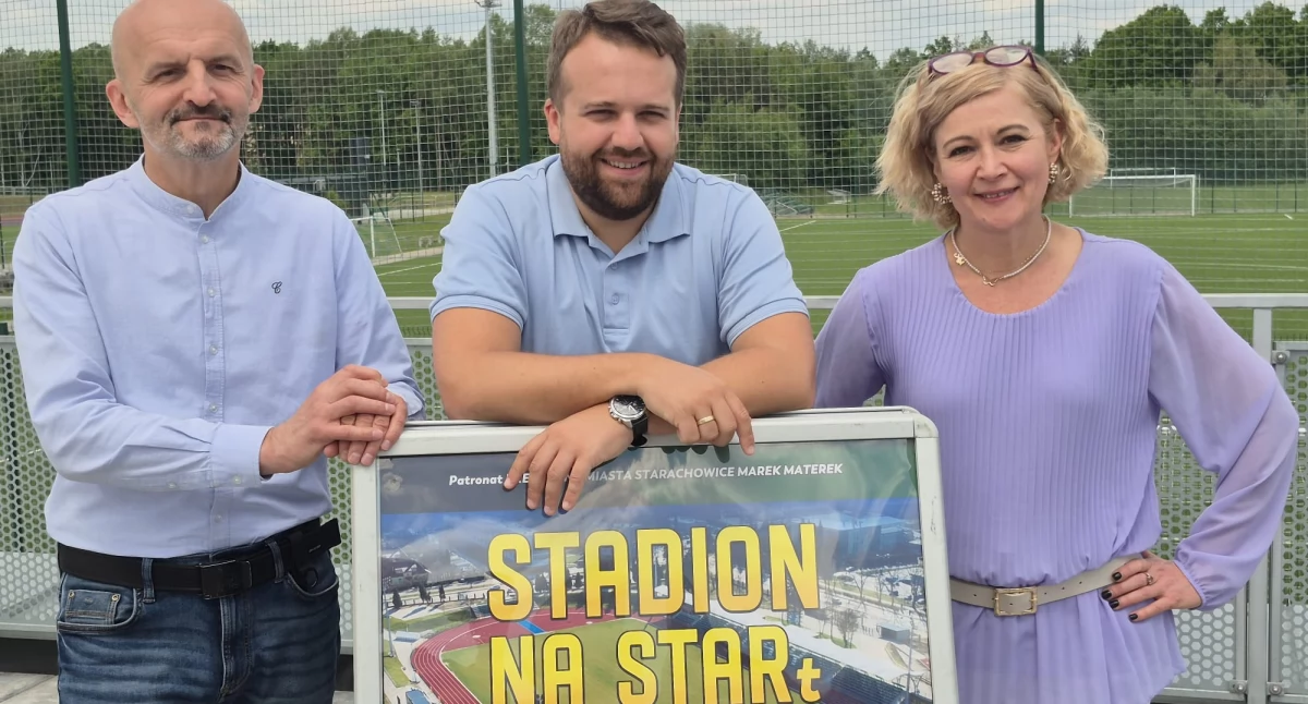 1 czerwca wielkie otwarcie stadionu miejskiego w Starachowicach. Na scenie Krzysztof „Kasa” Kasowski, na murawie Reprezentacja Gwiazd Piłkarzy Polskich