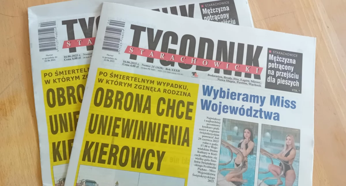Najnowszy TYGODNIK Starachowicki poleca się na nowy tydzień
