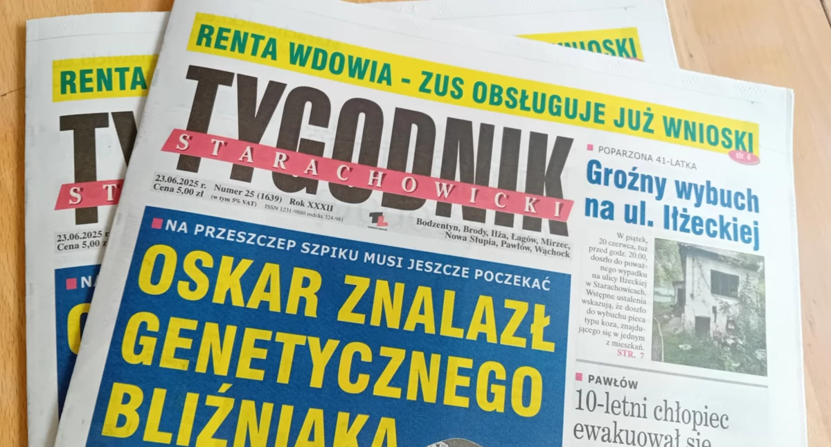 Zacznij dobrze tydzień, najlepiej z Tygodnikiem Starachowickim