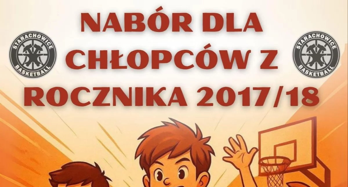 Basket Starachowice ogłasza nabór. Ruszają treningi dla dzieci z roczników 2017 i 2018