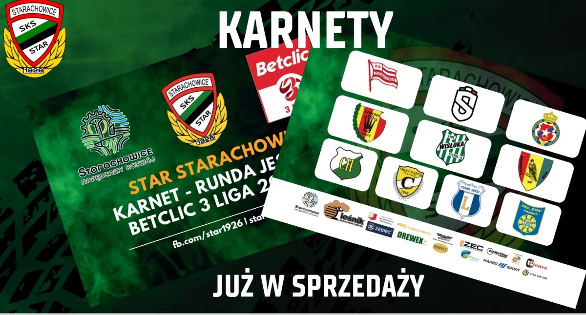 Rusza sprzedaż karnetów na mecze Staru Starachowice. Start rundy jesiennej Betclic III ligi gr. IV coraz bliżej