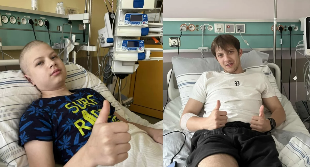 Rodzony brat Oskara oddał mu szpik – jutro wielki dzień przeszczepu