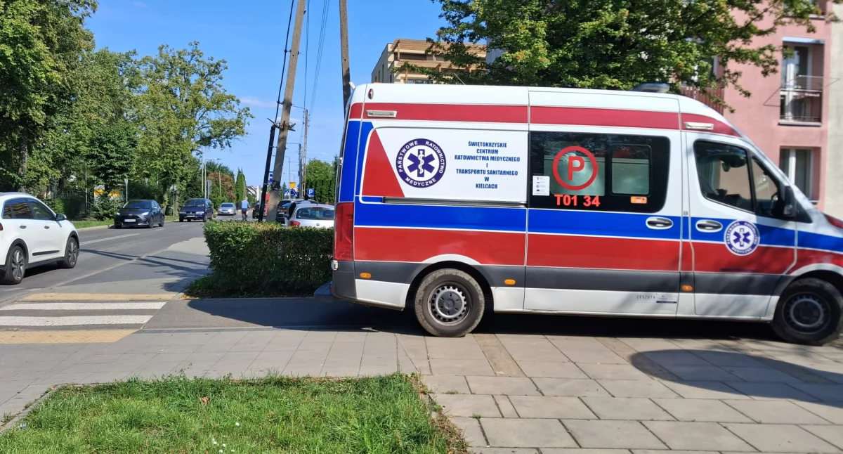 Wypadek z udziałem rowerzysty w Starachowicach. Policjanci wyjaśniają okoliczności zdarzenia