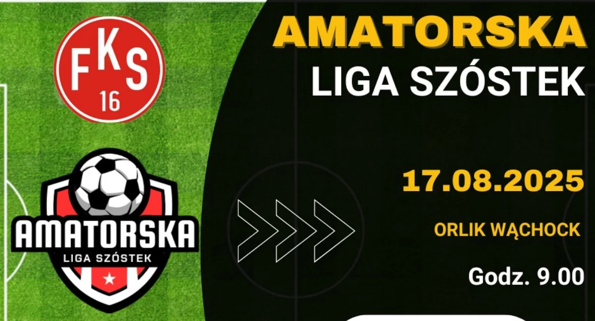 Startuje Amatorska Liga Szóstek w Wąchocku. Dawka piłkarskich emocji już w niedzielę