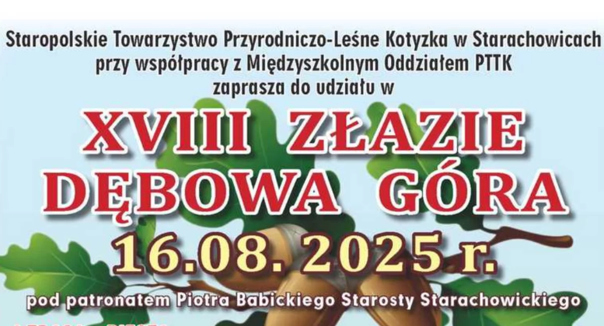 Złaz Turystyczny na Dębową Górę już w sobotę
