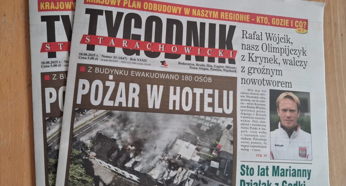 Tydzień zaczynamy od przykrych informacji 