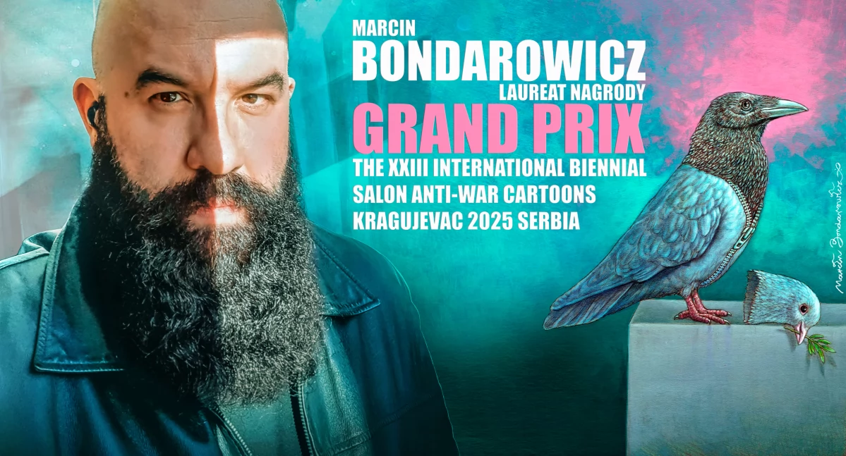 Grand Prix Bondarowicza - artysta nagrodzony za mocny głos przeciwko wojnie...