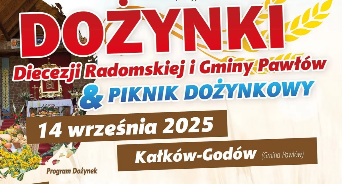 Dożynki diecezjalno-gminne w gm. Pawłów