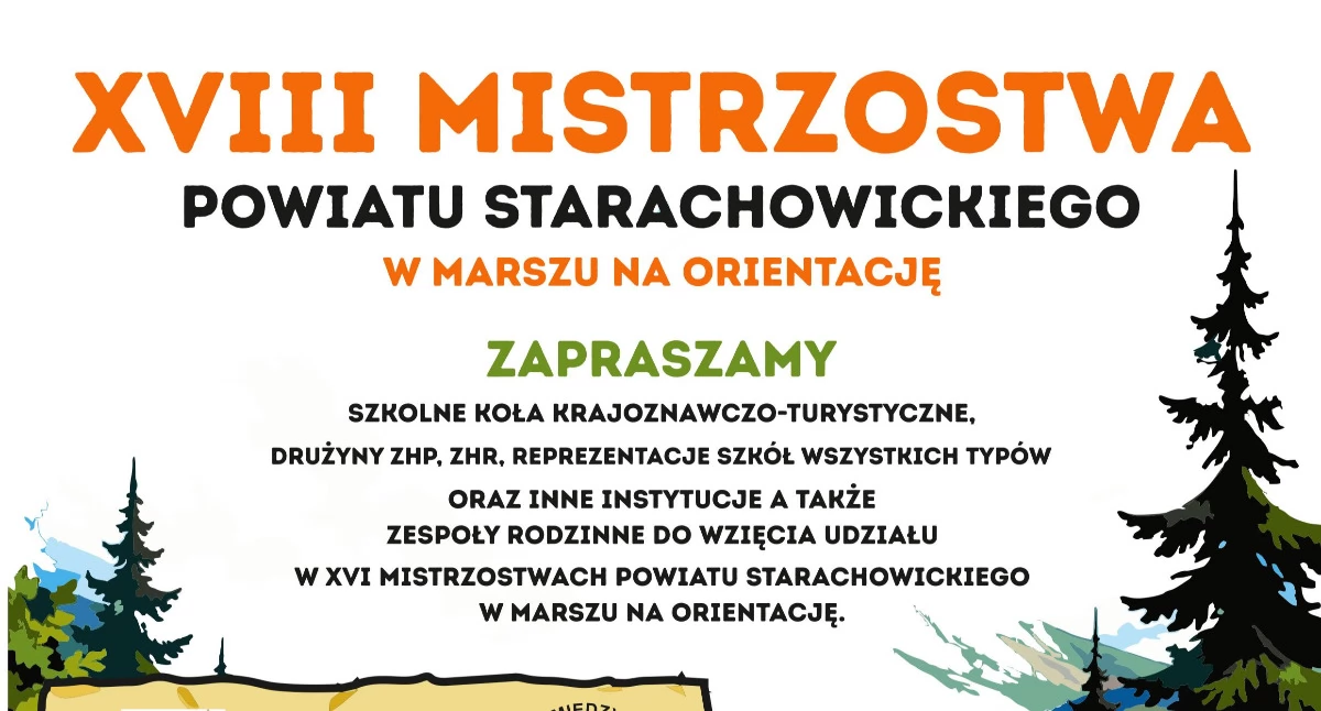 XVIII MISTRZOSTWA POWIATU STARACHOWICKIEGO W MARSZU NA ORIENTACJĘ