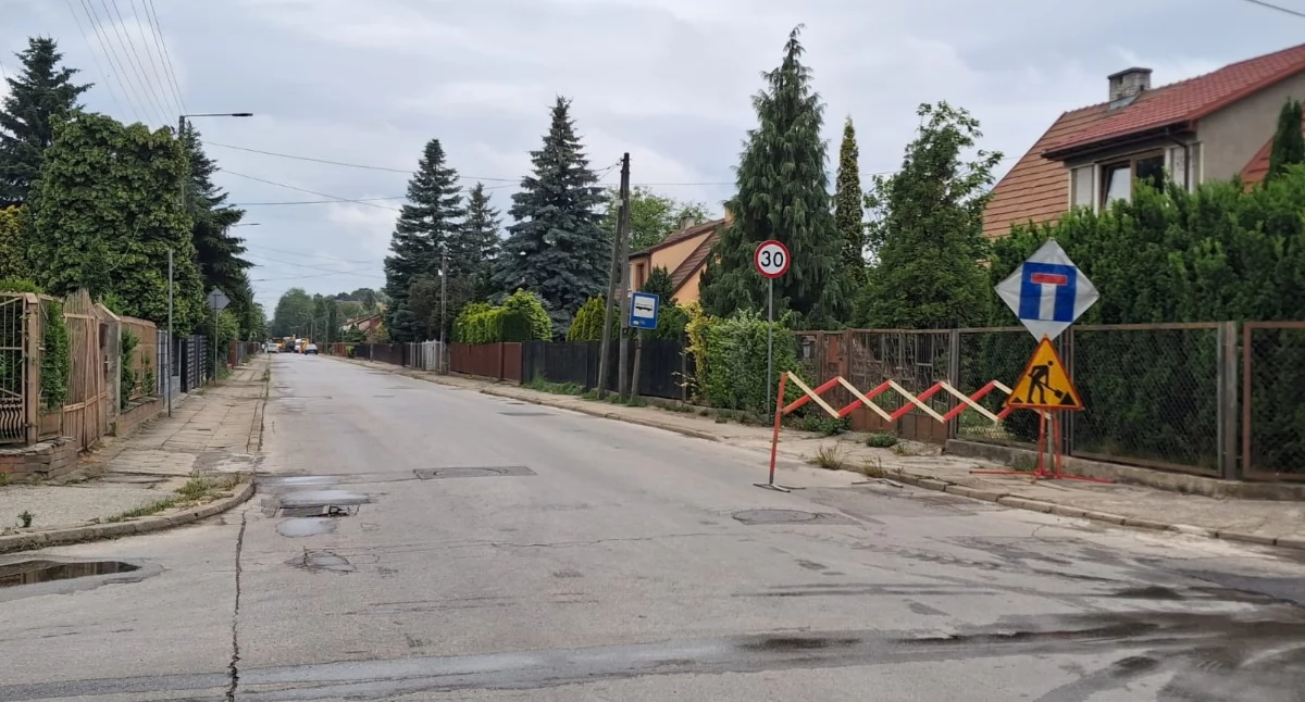 Ul. Partyzantów zamknięta, mogą być problemy z wodą