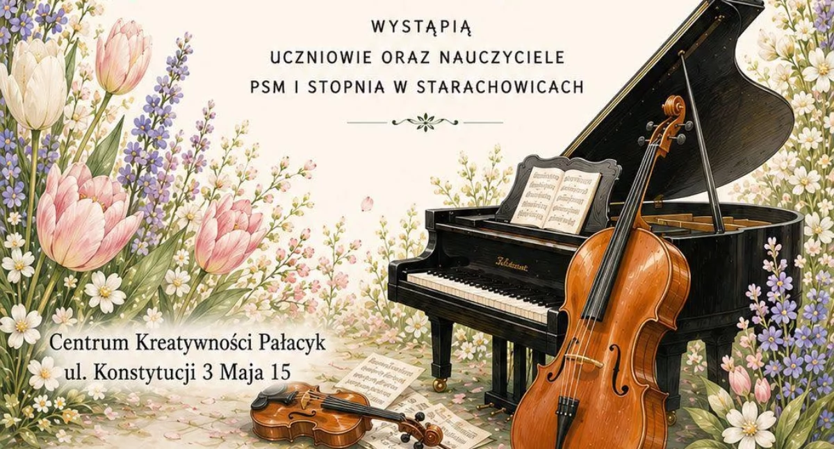 W wiosennym nastroju. Koncert w Pałacyku