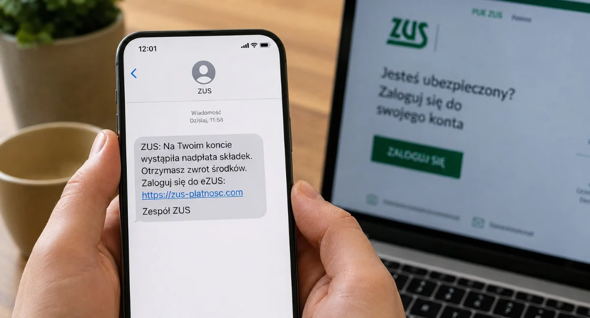  Fałszywe SMS-y od 