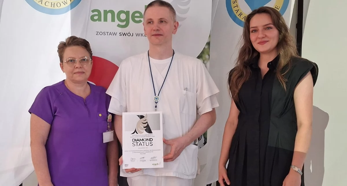 Starachowicki szpital sięgnął po Diamentowy Status ESO Angels Awards, najwyższe wyróżnienie w leczeniu udaru