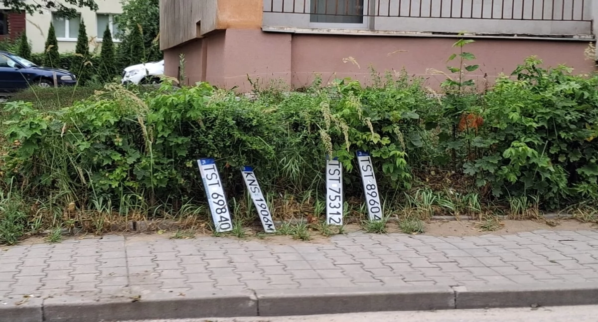 Zagubione tablice czekają na właścicieli