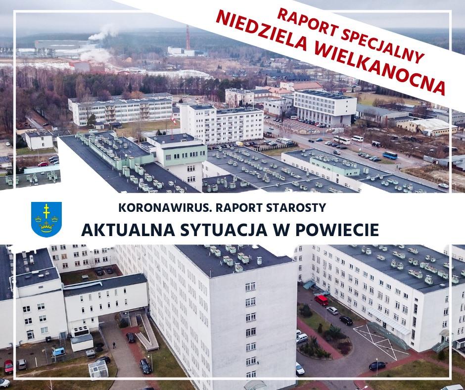 Niedziela Wielkanocna - raport starosty o sytuacji w szpitalu