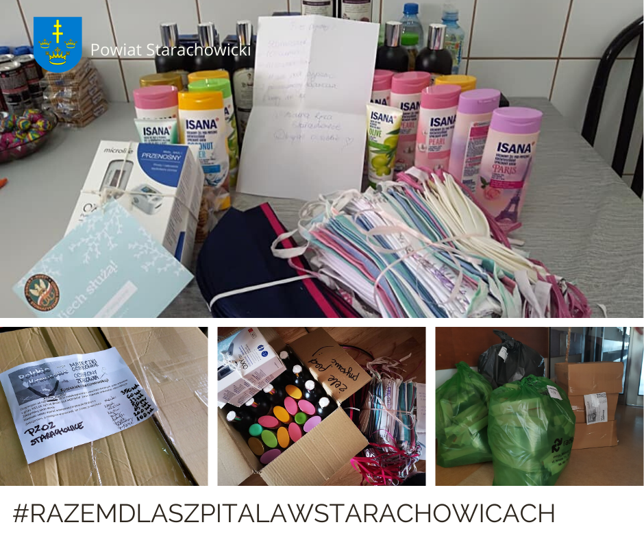 Posiłki od restauracji, paczki z darami dla personelu medycznego. Najnowsze wieści ze szpitala