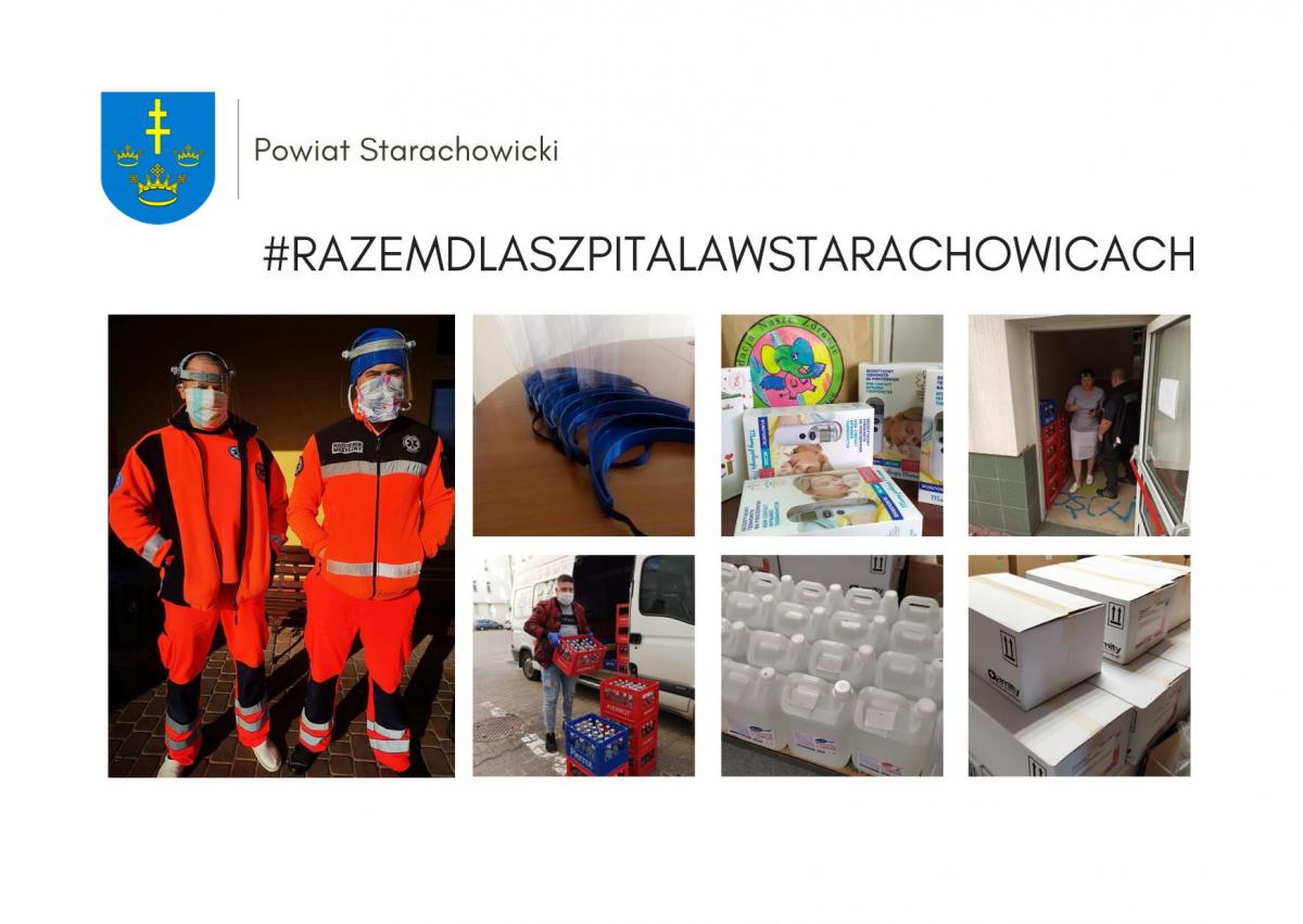 Poniedziałkowy raport ze szpitala w Starachowicach. Jest zaopatrzenie z Agencji Rezerw Materiałowych