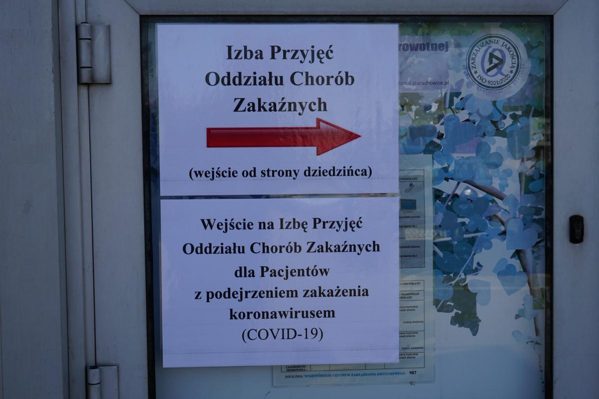 Ośmiu pacjentów z koronawirusem w starachowickim szpitalu