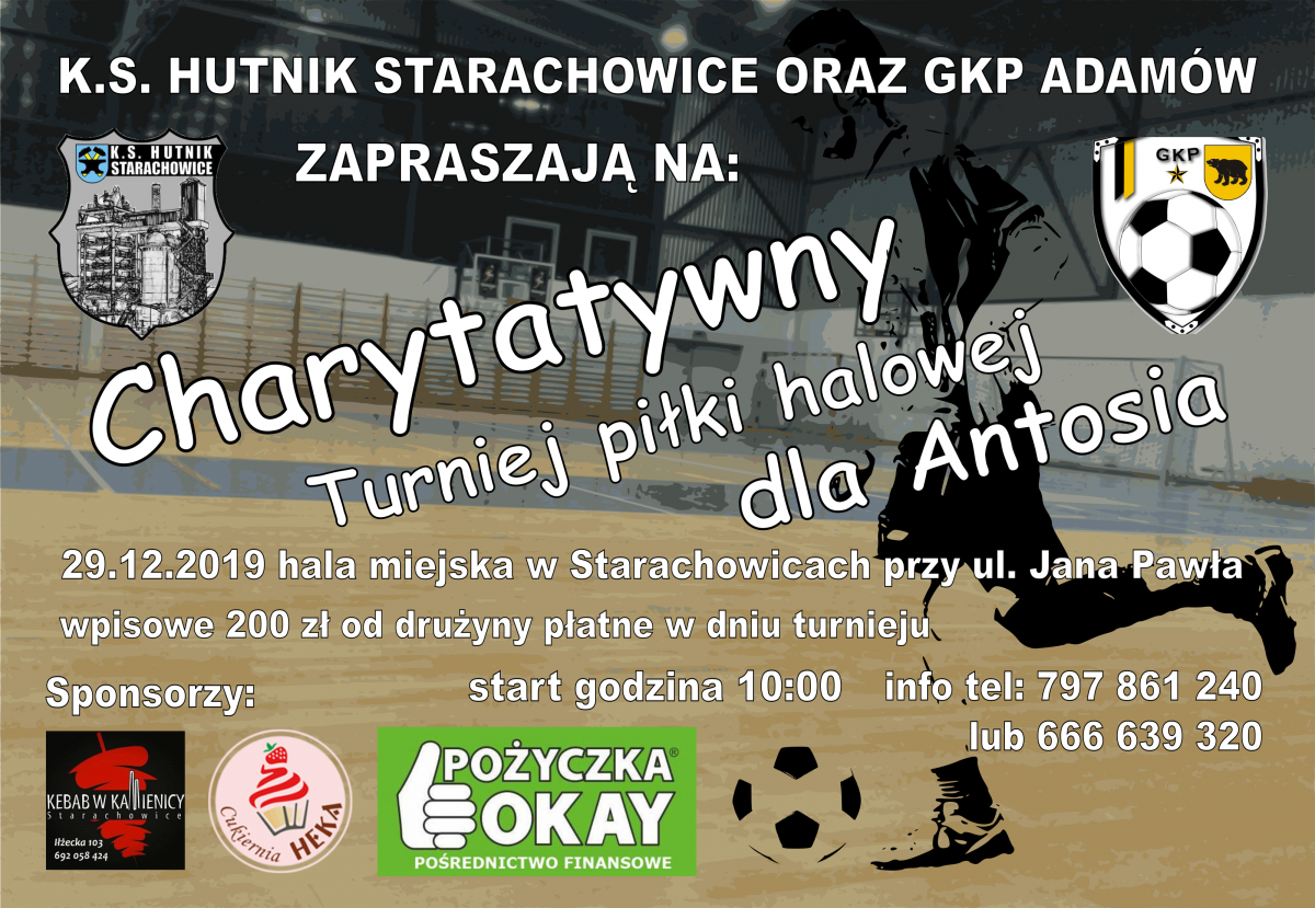 Już dziś. Grają dla Antosia