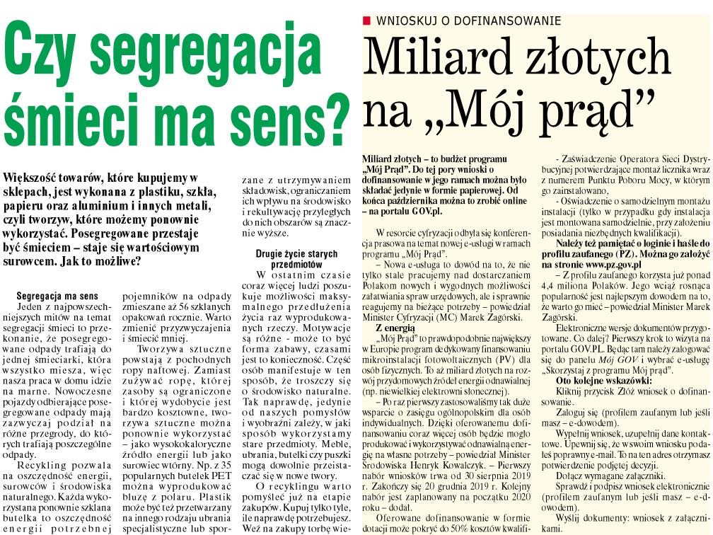 EKO serwis 9.12.2019
