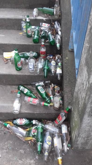 Pod wiaduktem znajomy widok