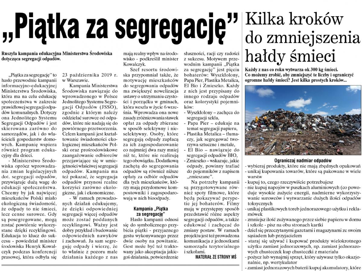 EKO serwis 12.11.2019