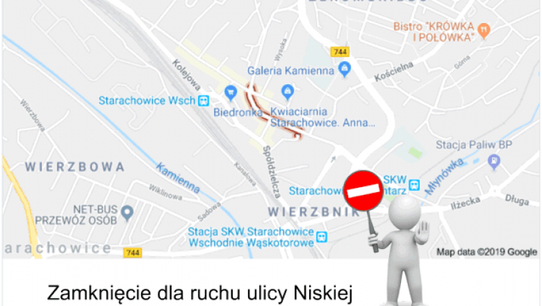 Zamknięcie dla ruchu ulicy Niskiej