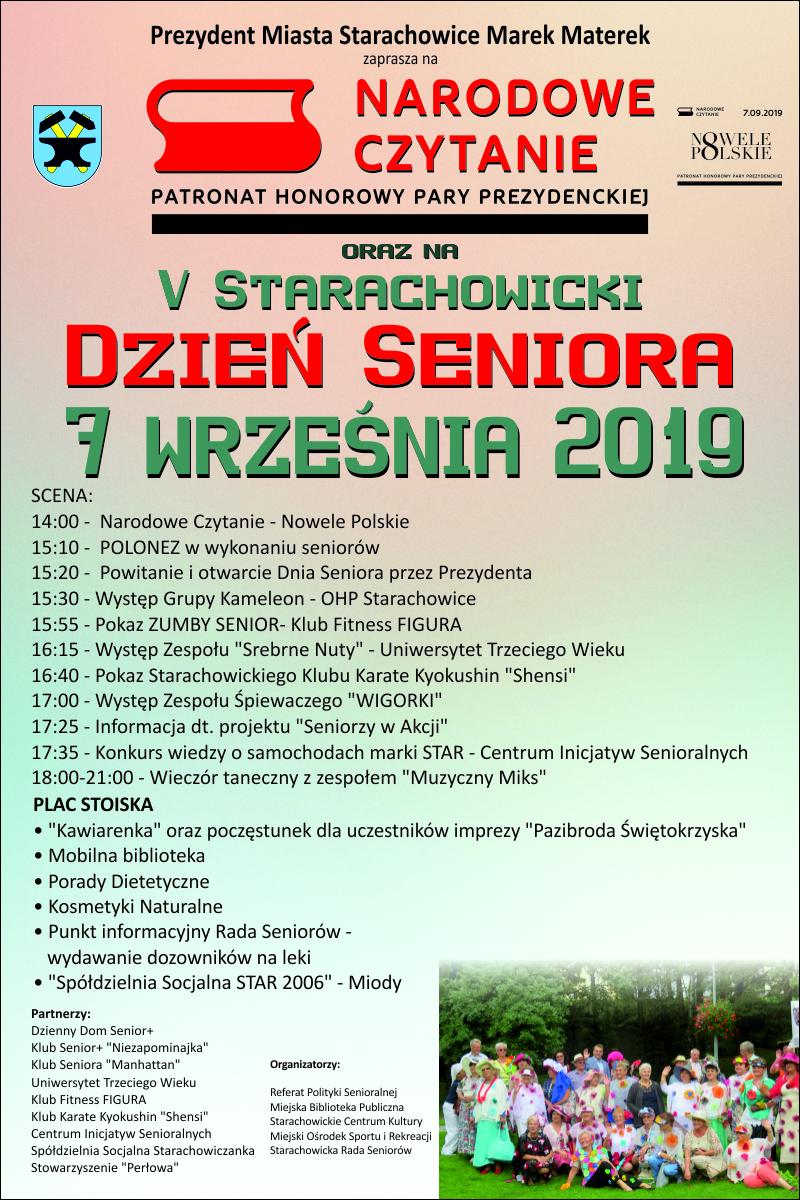 Narodowe Czytanie i Starachowicki Dzień Seniora