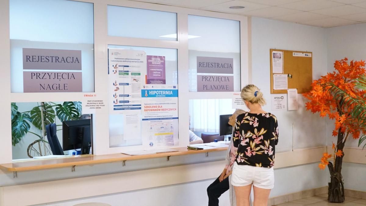 Punkt Przyjęć Planowych w szpitalu