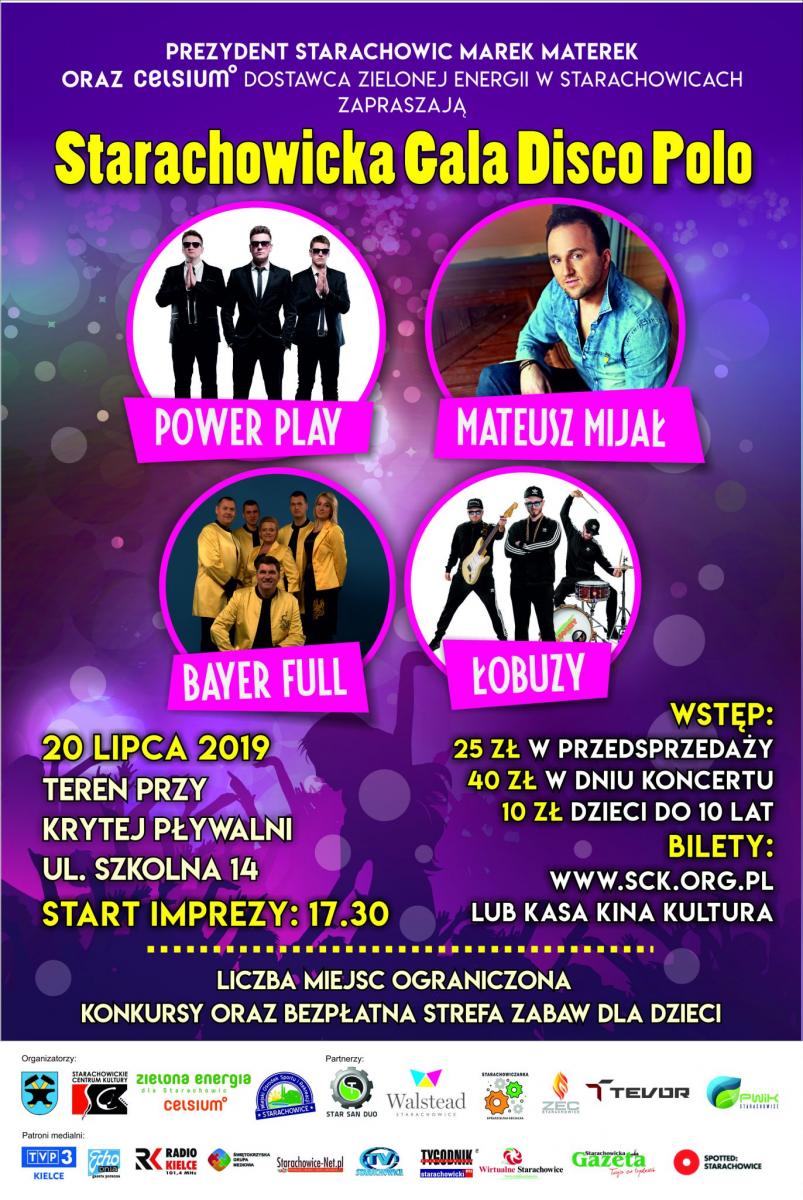 II Starachowicka Gala Disco Polo coraz bliżej. Mamy dla Was bilety!
