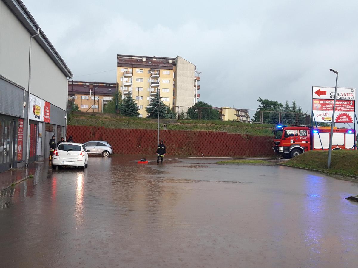 Powtórka ze środy. Starachowice ponownie zalane