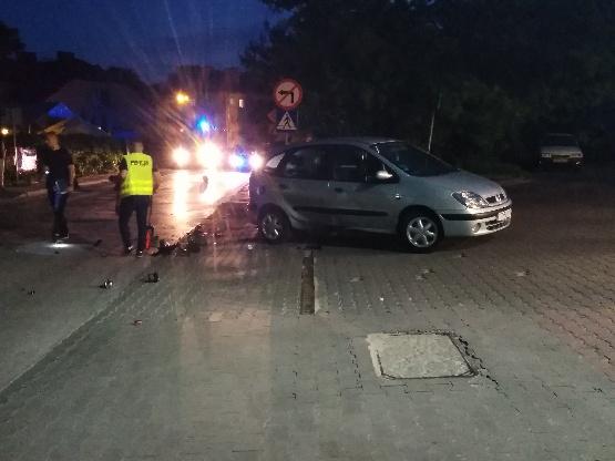 PILNE: wypadkowego wtorku ciąg dalszy. Motocyklista w szpitalu [ZDJĘCIA]