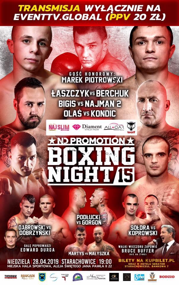 Gala Boxing Night 15 już jutro. Dziś ważenie zawodników