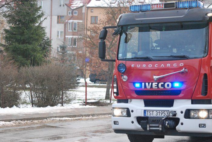 Gorąco na ul. Łącznej. Niebezpieczny żywioł, który mógł zniszczyć znacznie więcej