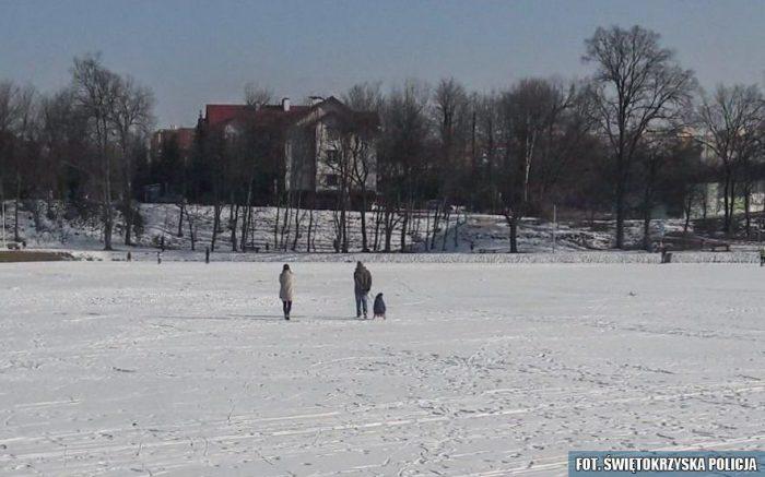 Uwaga na kruchy lód. Policja ostrzega przed utonięciem