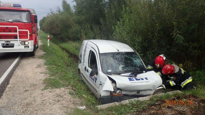 W betonowy przepust. 20-latek trafił do szpitala