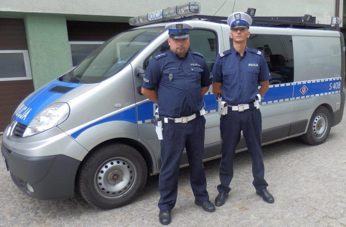 Traciła przytomność, policjanci uratowali jej życie